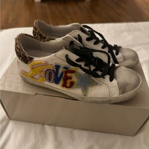 Golden Goose Superstar Sneaker Love Patch